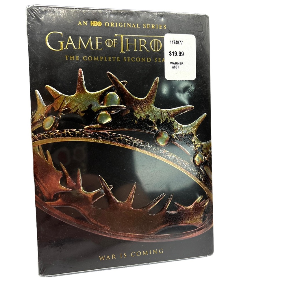 Game of Thrones: The Complete Second Season DVD, 2015, 5 Disc Set, BRAND NEW